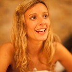 Elise : portrait sur le vif éclairé à la bougie.