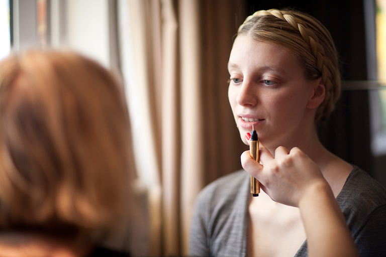 Maquillage de mariage anglais