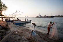 Pêcheurs à Cochin