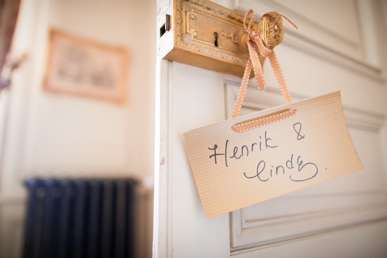 Décoration de mariage au château de Varennes