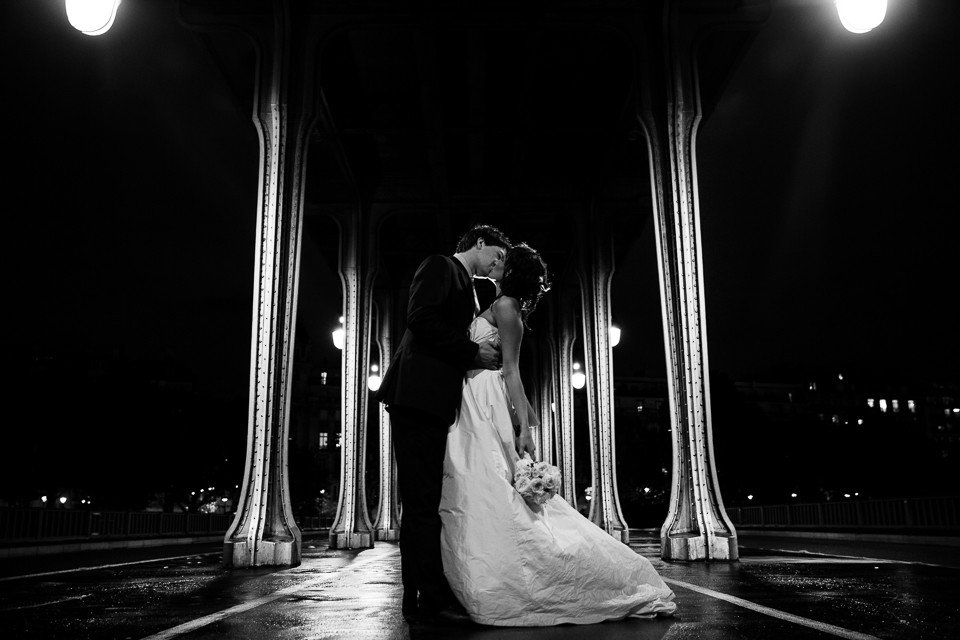 Photo de mariage pont Bir Hakeim