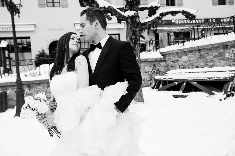 photo de mariage à la montagne