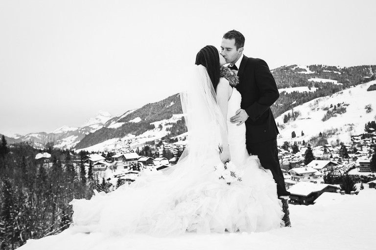 photo de mariage à la montagne